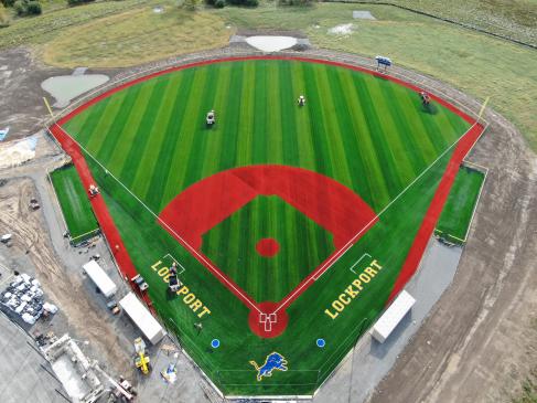 Lockport Baseball Aerial